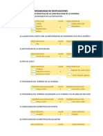 Encuesta de Vulnerabilidad Sismica en Edificaciones