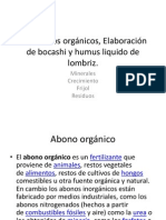 Los Abonos Orgánicos, Elaboración de Bocashi y