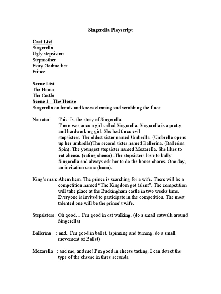English Pantomime Scripts | Pantomime Scripts – ANHVI