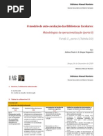 Auto-avaliação de uma BE. Recolha de evidências_Subdomínio D.3