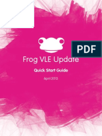 Frog VLE Update: Quick Start Guide