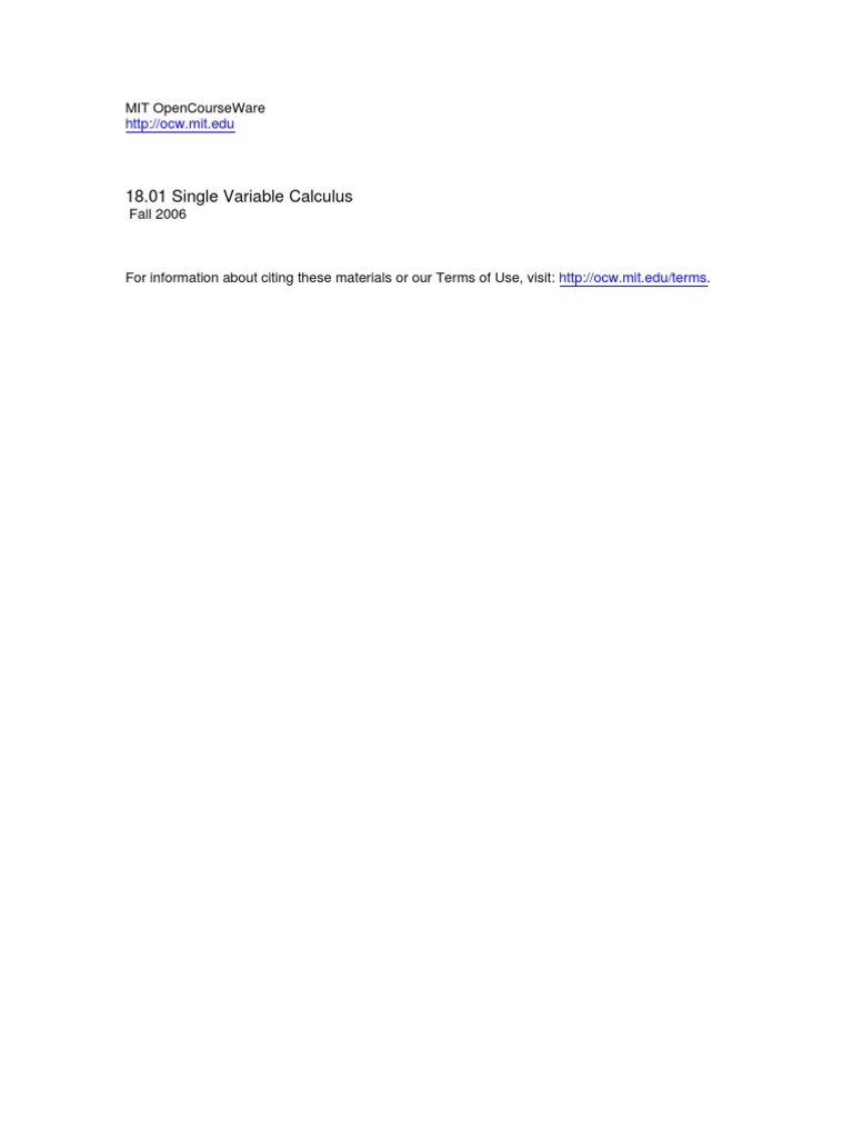 MIT OpenCourseWare Http://Ocw - Mit.edu | PDF