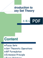 Introduction To Fuzzy Set Theory