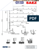 Grúa torre hidráulica especificaciones