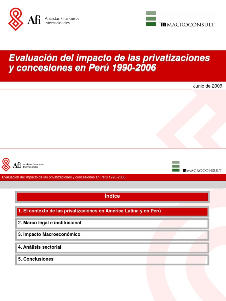 S14 - Evaluación Del Impacto de La Privatizaciones PDF | PDF | America ...