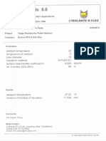 K-Flex Calculations For Thermal Insulation For Copper Pipe (19mm) & Drain Pipe (9mm)