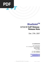 IVT BlueSoleil 2.7.0.13 VoIP Release 071227 Release Note