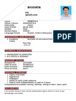 CV of Renjith New