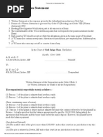 Example: Statement of Defence Example: Statement of Defence | PDF ...