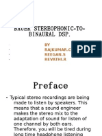Bauer Stereophonic - To Binaural DSP .
