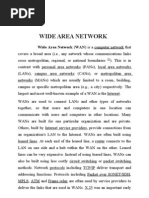 Download Wide Area Network by sreegan SN24331526 doc pdf