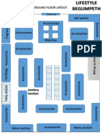 Ground Floor Latout: Jwelery Section