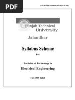 Download EE Syllabus for PTU students by preetom SN24331848 doc pdf