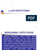 Teori keputusan