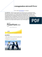 Cara Edit Foto Menggunakan Microsoft Power Point 2010