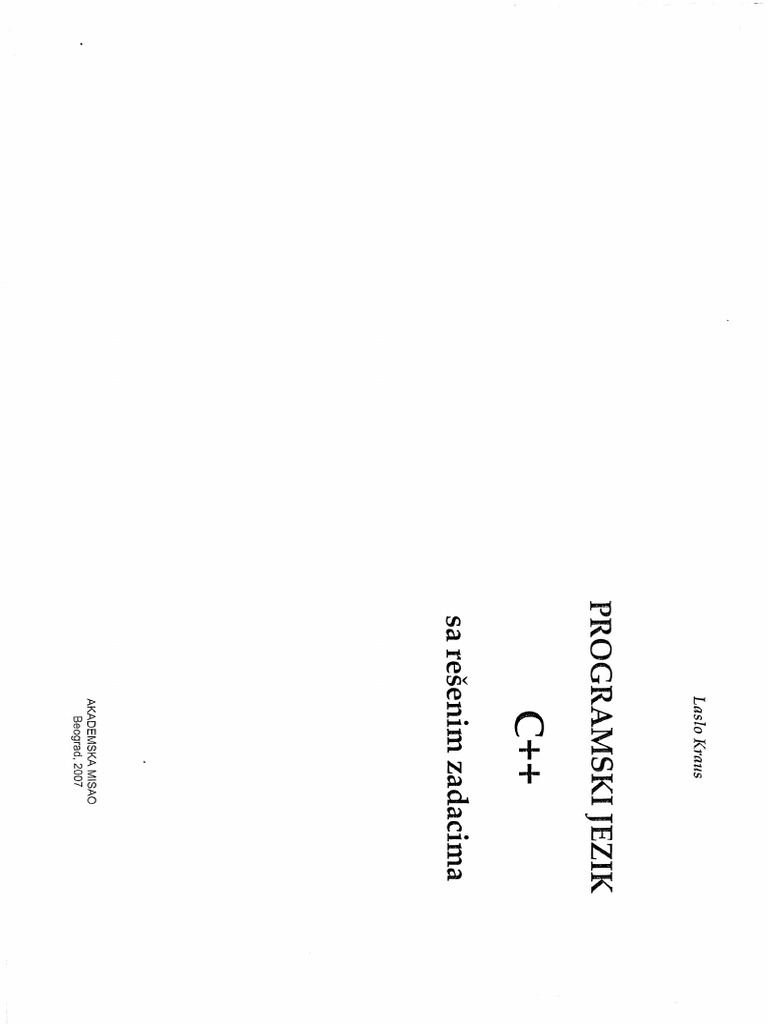 laslo kraus programski jezik c