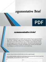 Argumentative Brief