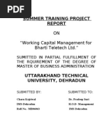 Download Analysis of Working Capital for Bhartiby Charu KejriwalEDITED by mravdheshsharma SN24333309 doc pdf