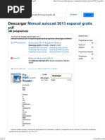 Download Descargar Manual autocad 2013 espanol gratis pdfpdf by Kolergan SN243338230 doc pdf