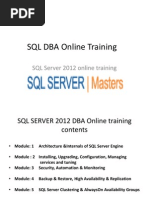 SQL Server 2012 Online Training