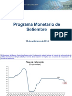 Politica Monetaria Peru - Septiembre - 2014 PDF