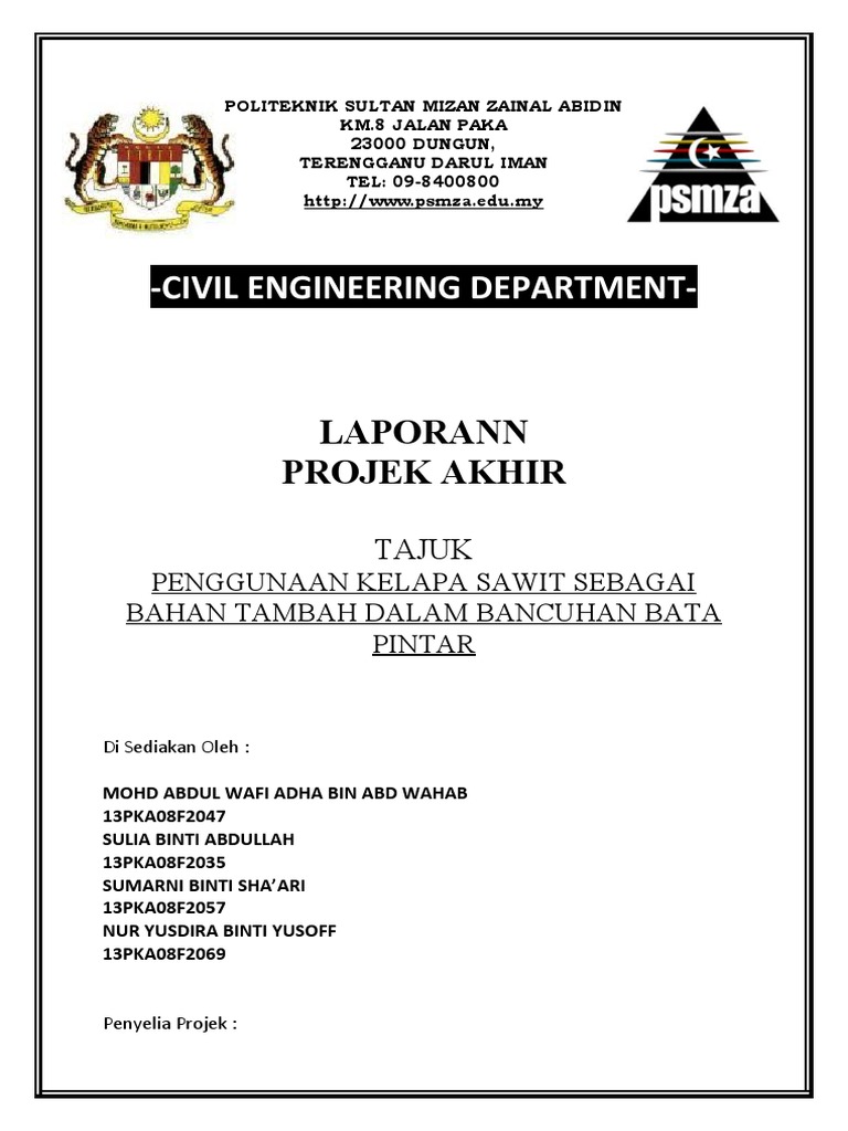  Contoh  Proposal Projek  Tahun Akhir Politeknik Contoh  proposal projek  1 politeknik 