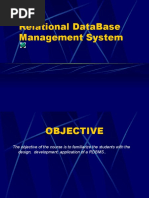 Relational Database Management System