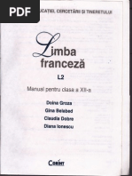 Download Manual de Limba Franceza Clasa a XII a  L2 by Mitrache Georgiana SN243347232 doc pdf