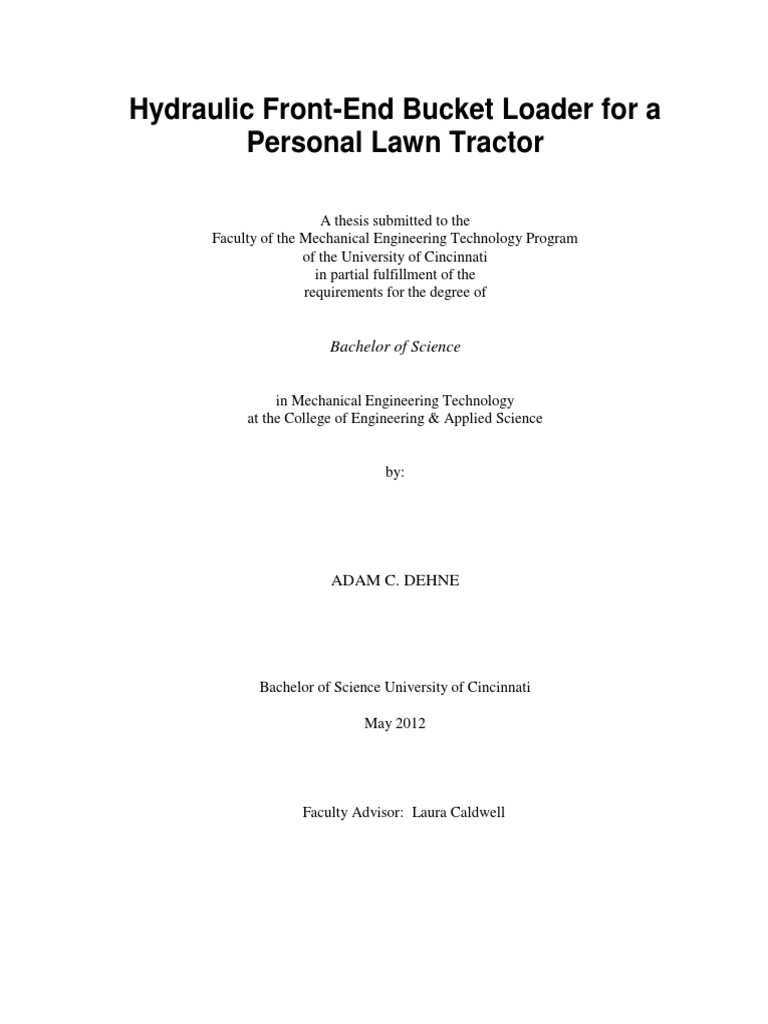 Front End Loader PDF Loader (Equipment) Mower