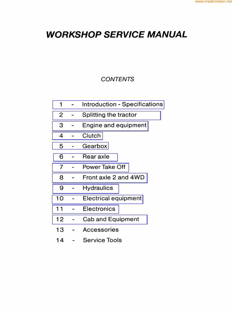 773 Servisno Uputstvo Za Massey Ferguson Traktore Serije 6100 6190 Ferguson  Tractors 6100 Series Repair Manuals Download Wiring Diagram