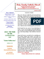 HFC October 19 2014 Bulletin Revised