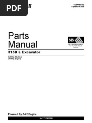 Cat 312 operator manual