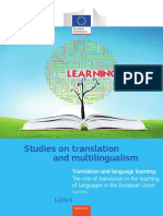 EU The Role of Translation in The Teaching 2013 PDF