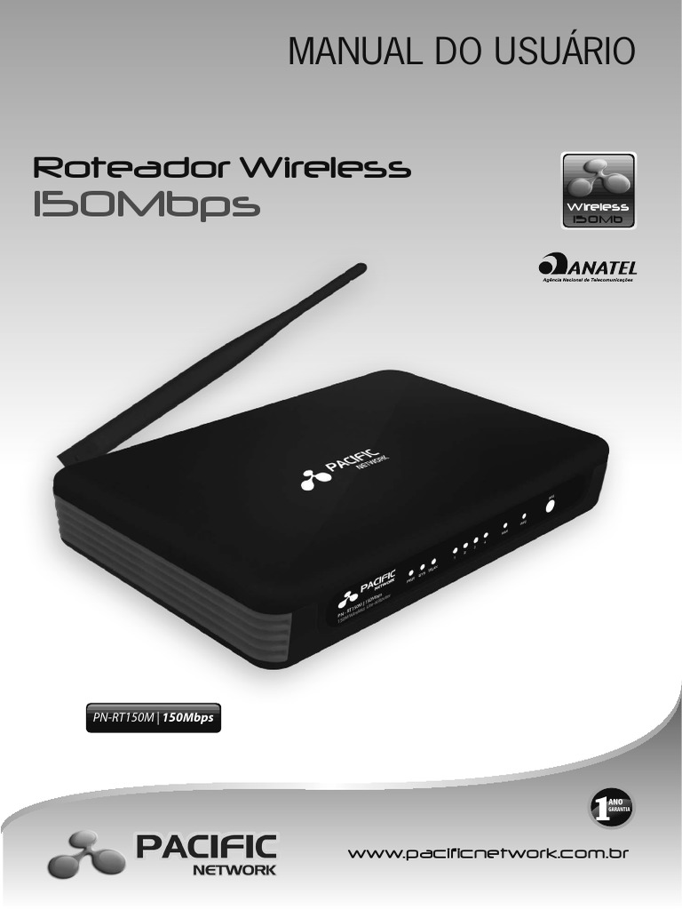 Routeador 150MBPS PN-RT150M Pacific PDF | PDF