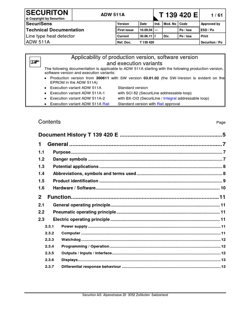 ADW511A | PDF | Relay | Switch