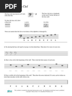 Music Theory Worksheet 4 Bass Clef