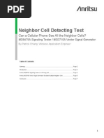 Neighbor Cell App Note