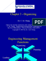 Chapter 3 - Organizing: Dr. C. M. Chang