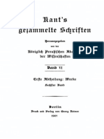 Kants Metphysik der Sitten [1907 Auflage]