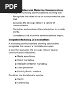 Download Definition of Integrated Marketing Communications by UNIVERSITYOFLAHORE SN24337534 doc pdf