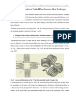 Experimental Results Coiled Inverter HX