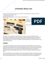 Gun Cleaning and Routing Home Gun Maintenance - Grit