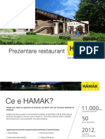 Prezentare Restaurant HAMAK