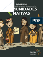 Comunidades Nativas Tramite de Inscripcion Registros Publicos PDF