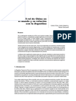 El Rol de China en El Mundo y Su PDF