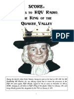 SCORE On Radio - Thanks To KQV Radio, The King of The Quaker Valley by SCORE Chair Barry J. Lipson