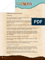 El Mito de La Creacion de Los Mayas PDF