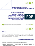 Implementación Del SG SST PDF