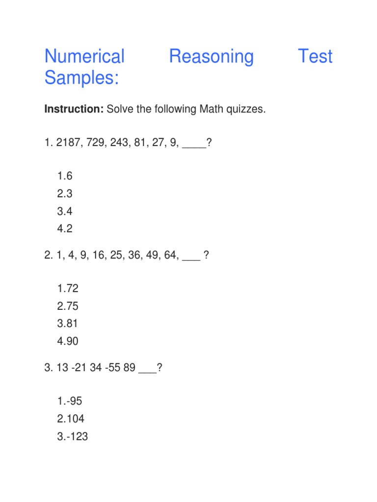 numerical-reasoning-test-samples-pdf-fraction-mathematics-mathematical-objects