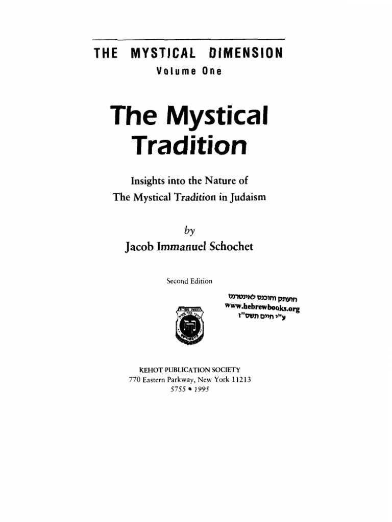 The Mystical Dimension Vol 1 PDF Kabbalah Zohar